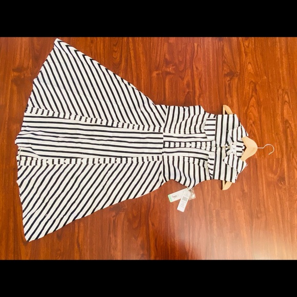 Julia Jordan Women's Shirt Dress Striped with Collar and Pockets size 8 - Picture 7 of 14